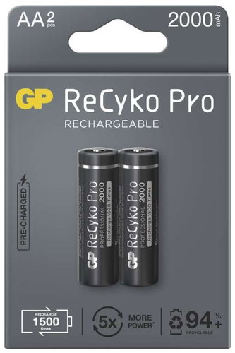 GP ReCyko Pro Professional AA (HR6) - 2 Stück - Aufladbare Batterie - Hauptbild