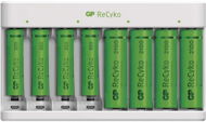 Batterieladegerät GP Batterieladegerät GP Eco E811 + 4× AA 2100 + 4× AAA - Nabíječka baterií