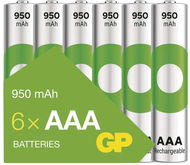 Akku GP Wiederaufladbare Batterien ReCyko 950 AAA (HR03), 6 Stück - Nabíjecí baterie