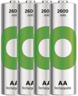GP Wiederaufladbare Batterien ReCyko 2600 AA (HR6), 4 Stück - Akku