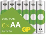 GP Wiederaufladbare Batterien ReCyko 2600 AA (HR6), 6 Stück - Akku