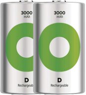 Akku GP Wiederaufladbare Batterie ReCyko 3000 D (HR20), 2 Stück - Nabíjecí baterie