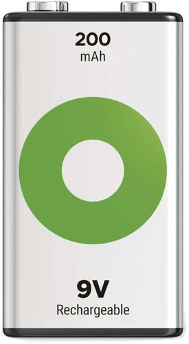 GP ReCyko 200 tölthető elem (9V), 1 db - Tölthető elem - Fő fotó