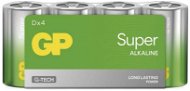 Disposable Battery GP Alkalická baterie Super D (LR20), 4 ks - Jednorázová baterie