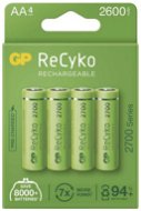 Nabíjateľná batéria GP ReCyko 2700 AA (HR6), 4 ks - Nabíjecí baterie