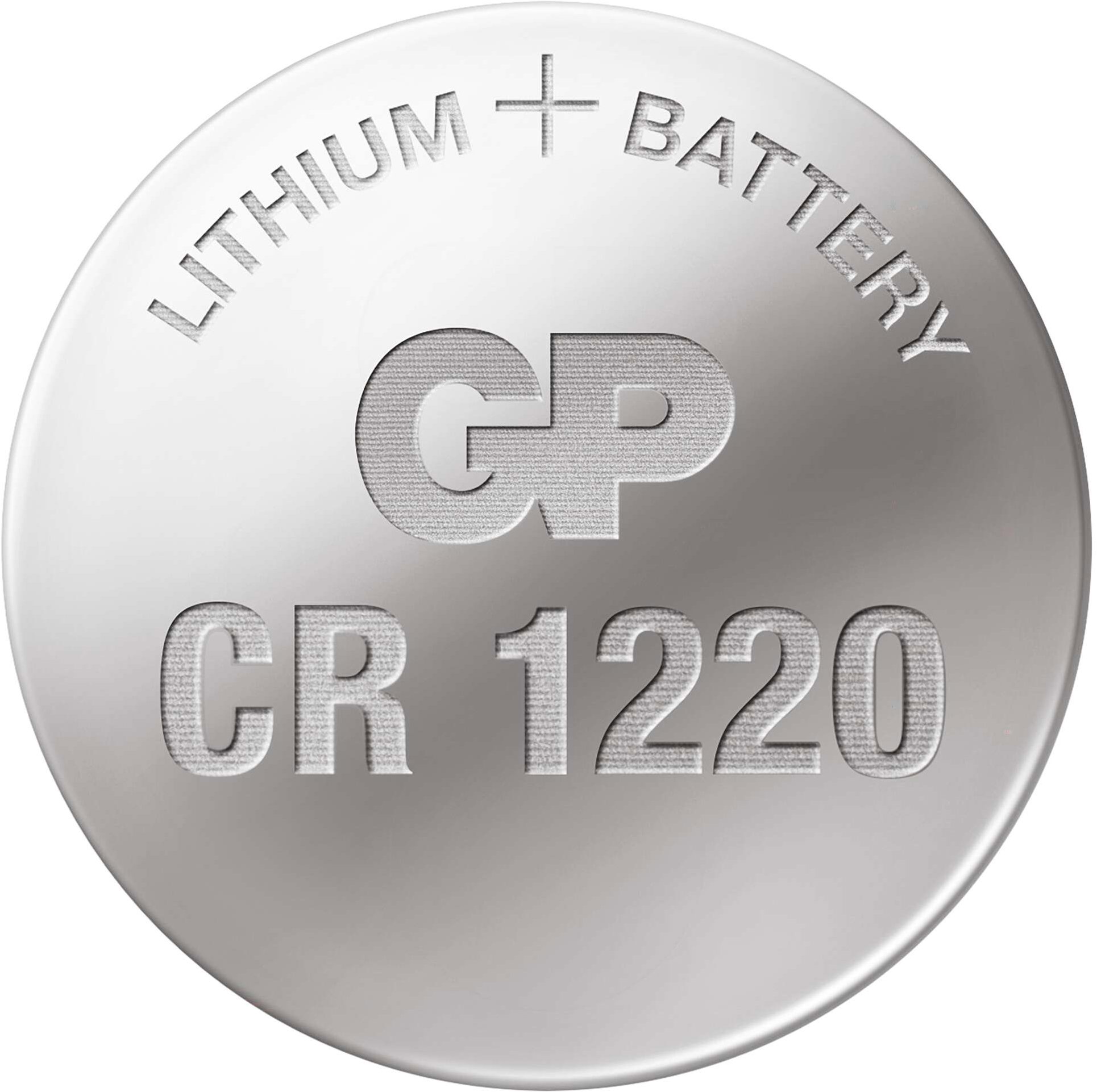 GP CR1220, lítium, 5 db buborékcsomagolásban