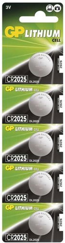 GP CR2025 lithiová 5ks v blistru - Knoflíková baterie - Hlavní obrázek