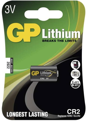 GP CR2 lithium, 1pc in Blister Pack - Disposable Battery - Main image