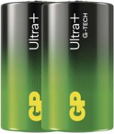 Eldobható elem GP Ultra Plus D alkáli elem (LR20), 2 db - Jednorázová baterie
