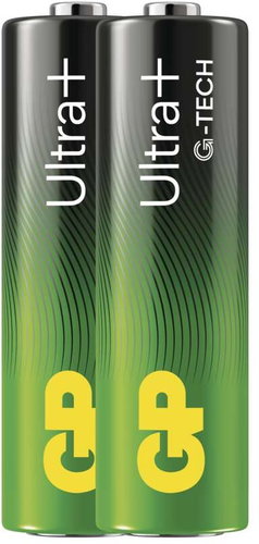 GP Ultra Plus AA alkáli elem (LR6), 2 db - Eldobható elem - Fő fotó