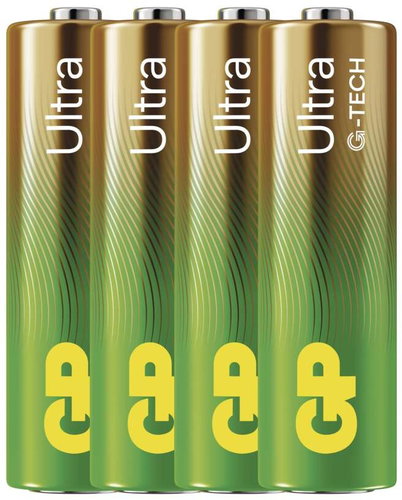 GP Ultra AA alkáli elem (LR6), 4 db - Eldobható elem - Fő fotó