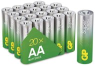 Einwegbatterie GP Alkaline-Batterien Super AA (LR6), 20 Stück - Jednorázová baterie