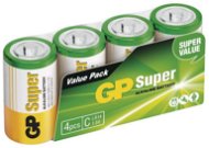 GP Alkalibatterie GP Super C (LR14) - 4 Stück - Einwegbatterie