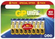 GP Alkaline Battery GP Ultra Plus AA (LR6), 8pcs - Disposable Battery