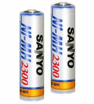 SANYO akumulátory AA tužkový NiMH 2300mAh 2 ks - - - Fő fotó