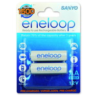 SANYO eneloop AA tužkové NiMH 2000mAh 2 ks - Nabíjecí baterie