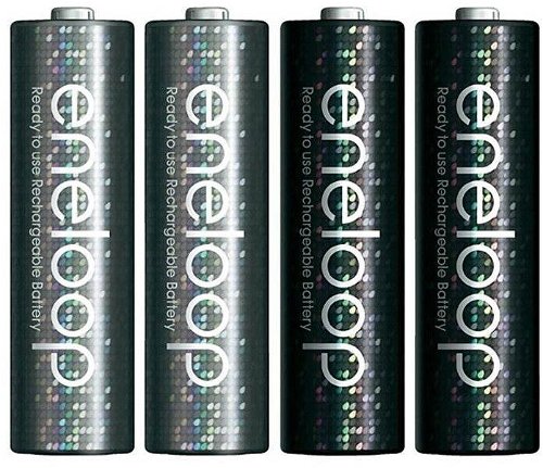 Sanyo eneloop glitter AA Rechargeable Ni-MH Batteries