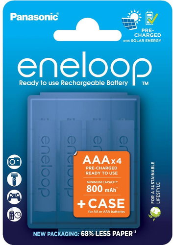 Panasonic eneloop HR03 AAA 4MCCE/4BE CASE N - Tölthető elem - Fő fotó