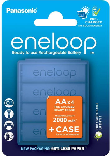 Panasonic eneloop HR6 AA 3MCCEC/4BE CASE N - Tölthető elem - Fő fotó