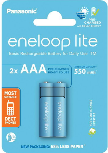 Panasonic eneloop HR03 AAA 4LCCE/2BE LITE N - Aufladbare Batterie - Hauptbild