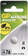 GP Alkaline Coin Battery A76F (LR44), 1pc - Button Cell