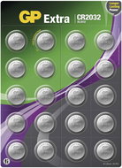 GP Lithiová knoflíková baterie Extra CR2032, 20 ks - Button Cell