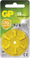 GP ZA10 (PR70) hearing aid batteries, 6 pcs - Button Cell
