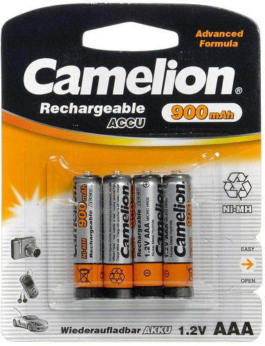 Camelion AAA NiMH 900mAh 4 pieces - Rechargeable Battery - Main image