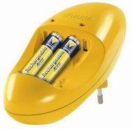 VARTA Nabíječka EasyEnergy Pocket Charger 57062, NiCd/NiMH, 2/4 + 4 Ks AA NiMH 2100mAh - Charger and Spare Batteries