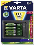 VARTA LCD intelligens töltő + 4x AA 2100 mAh Használatra kész - Gyorstöltő