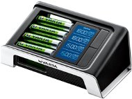 VARTA LCD Ultra Fast Charger + 4x AA 2100 mAh Használatra kész - Gyorstöltő