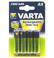 VARTA PowerPlay 56756, AA (HR6) tužkový NiMH 2500mAh, 4 ks - Nabíjateľná batéria