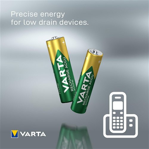 VARTA nabíjecí baterie Recharge Accu Phone AAA 800 mAh 2ks - Rechargeable  Battery