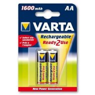 VARTA Longlife Accu, AA tužkové NiMH 1600mAh, 2 ks - Rechargeable Battery