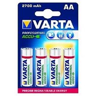 VARTA Professional Accu, AA tužkové NiMH 2700mAh, 4 ks - Rechargeable Battery