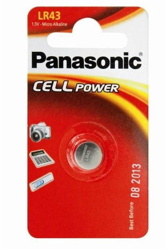 Panasonic MicroAlkaline LR-43EL/1B - Button Cell - Fő fotó