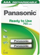  Panasonic Ready to Use AAA 750 mAh HHR-4MVE/2BC  - Rechargeable Battery