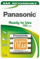 Panasonic Ready to Use AAA HHR-4MVE/4BC 750 mAh 3+1 FREE - Rechargeable Battery