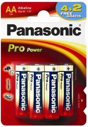 Panasonic Pro Power AA LR6 4 + 2 Stück im Blister - Einwegbatterie - Hauptbild