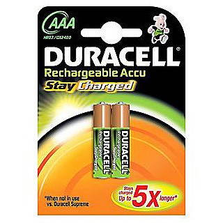 Duracell Stay Charged 800 AAA 2pcs - Rechargeable Battery - Main image