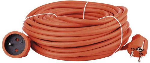Emos power extension cord 20m, orange - Extension Cable - Main image