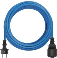 EMOS Wetterschutzkabel 10 m, 1 Steckdose, blau, Silikon, 230 V, 1,5 mm2 - Verlängerungskabel