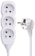 Emos extension, 250V, 3 sockets, 3m, white - Extension Cable