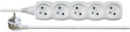 Emos extension 250V, 5x sockets, 5m, white - Extension Cable