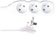 EMOS Extension Cord - 3 Sockets, 5m, 3 × 1,5mm2, White - Extension Cable