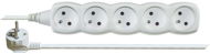 EMOS Extension Cable - 5 Sockets, 10m, White - Extension Cable