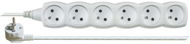 EMOS Extension Cable - 6 Sockets, 3m, White - Extension Cable