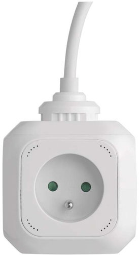 EMOS Splitting Cube mit verlängertem Netzteil - 4 Steckdosen + 2 × USB, 1,9 m - Verlängerungskabel - Hauptbild