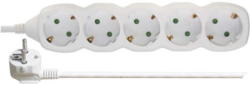 EMOS Extension Cord SCHUKO - 5 Sockets, 3m, 1.5mm2 - Extension Cable - Main image