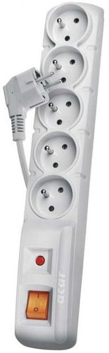 EMOS 5x socket 5m, Grey - Surge Protector  - Main image